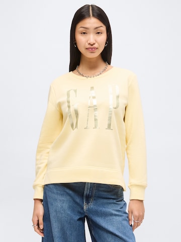 GAP Sweatshirt in Yellow: front