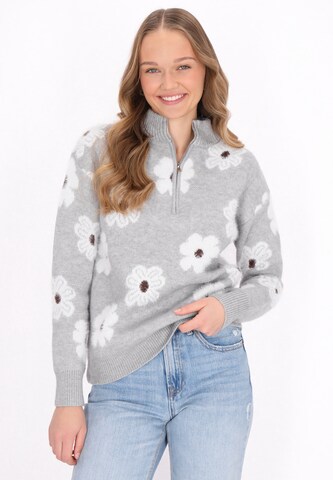 Pull-over MYMO en gris : devant
