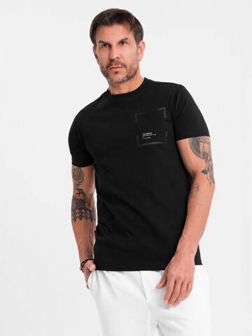 T-Shirt Ombre en noir