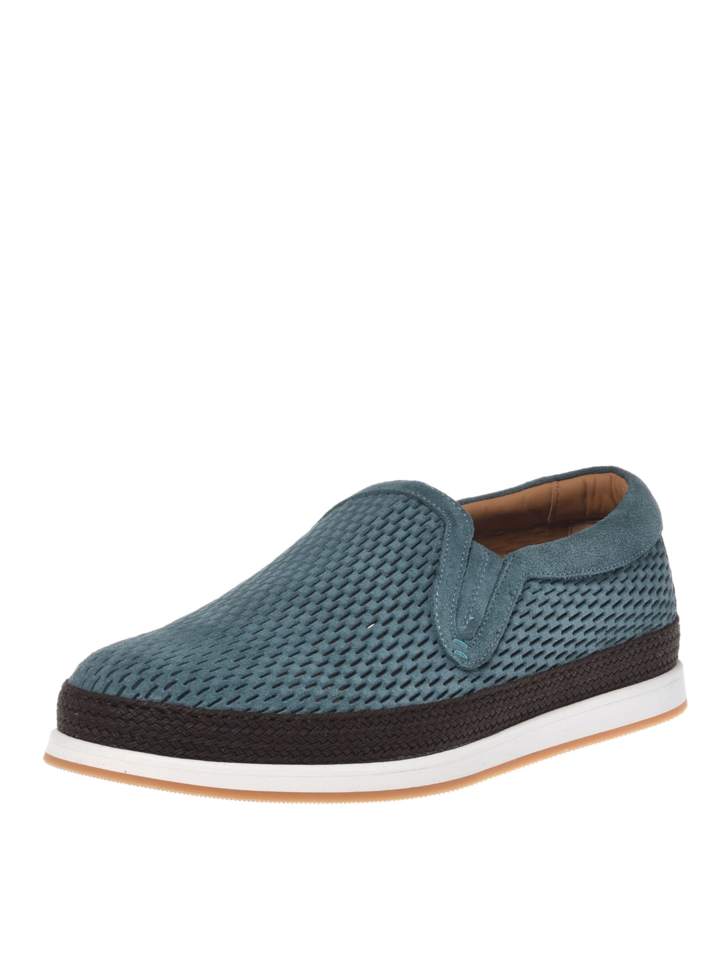 BALDININI Slip-ons in Green: front