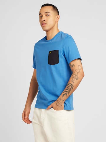 T-Shirt Lyle & Scott en bleu : devant