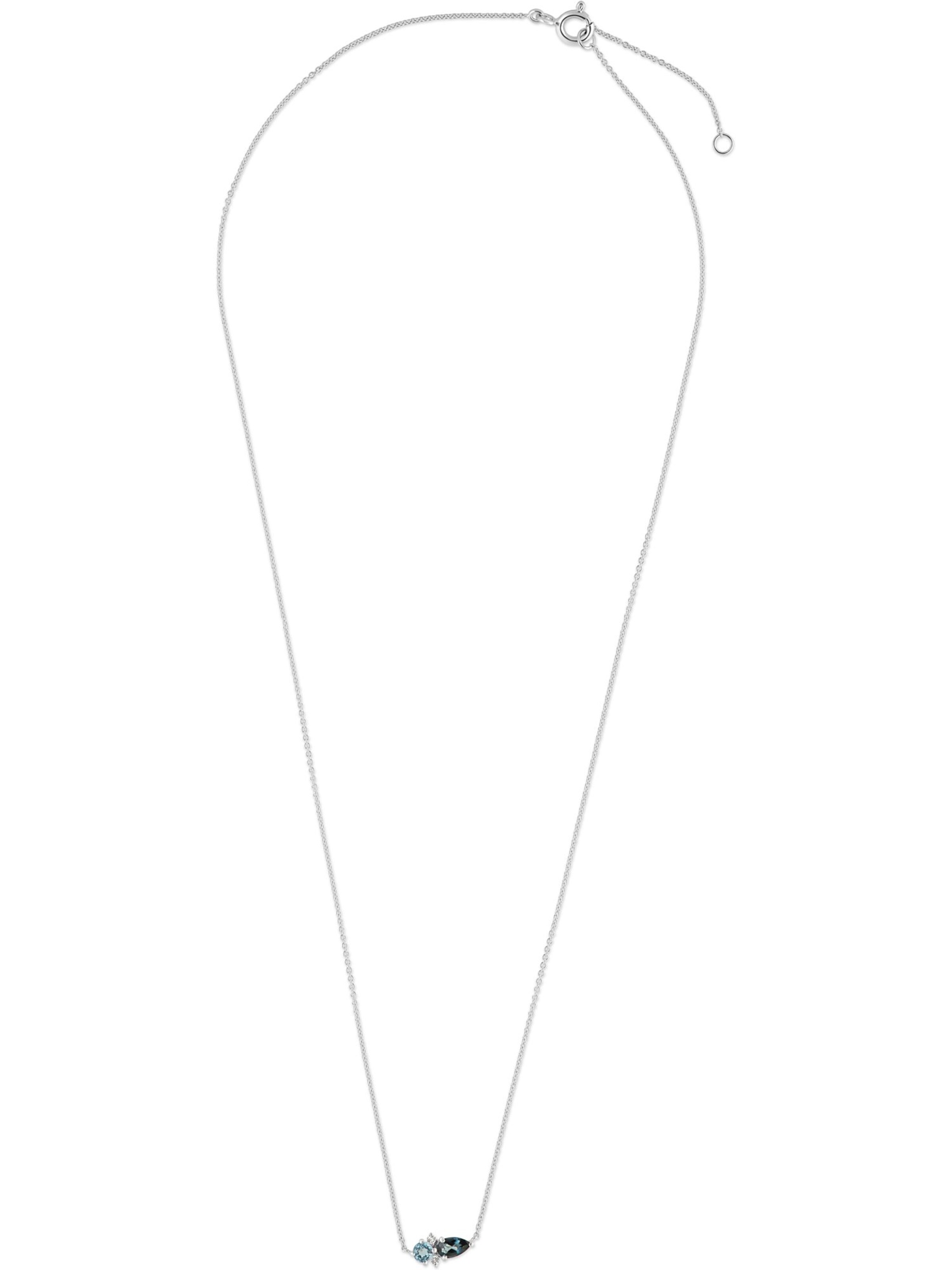 CHRIST Necklace in Blue: front