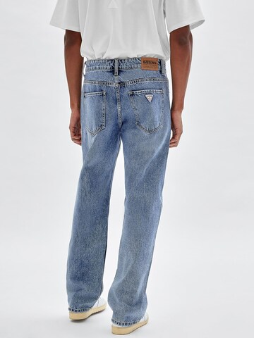 GUESS Loosefit Jeans 'Go Kit Straight' in Blau