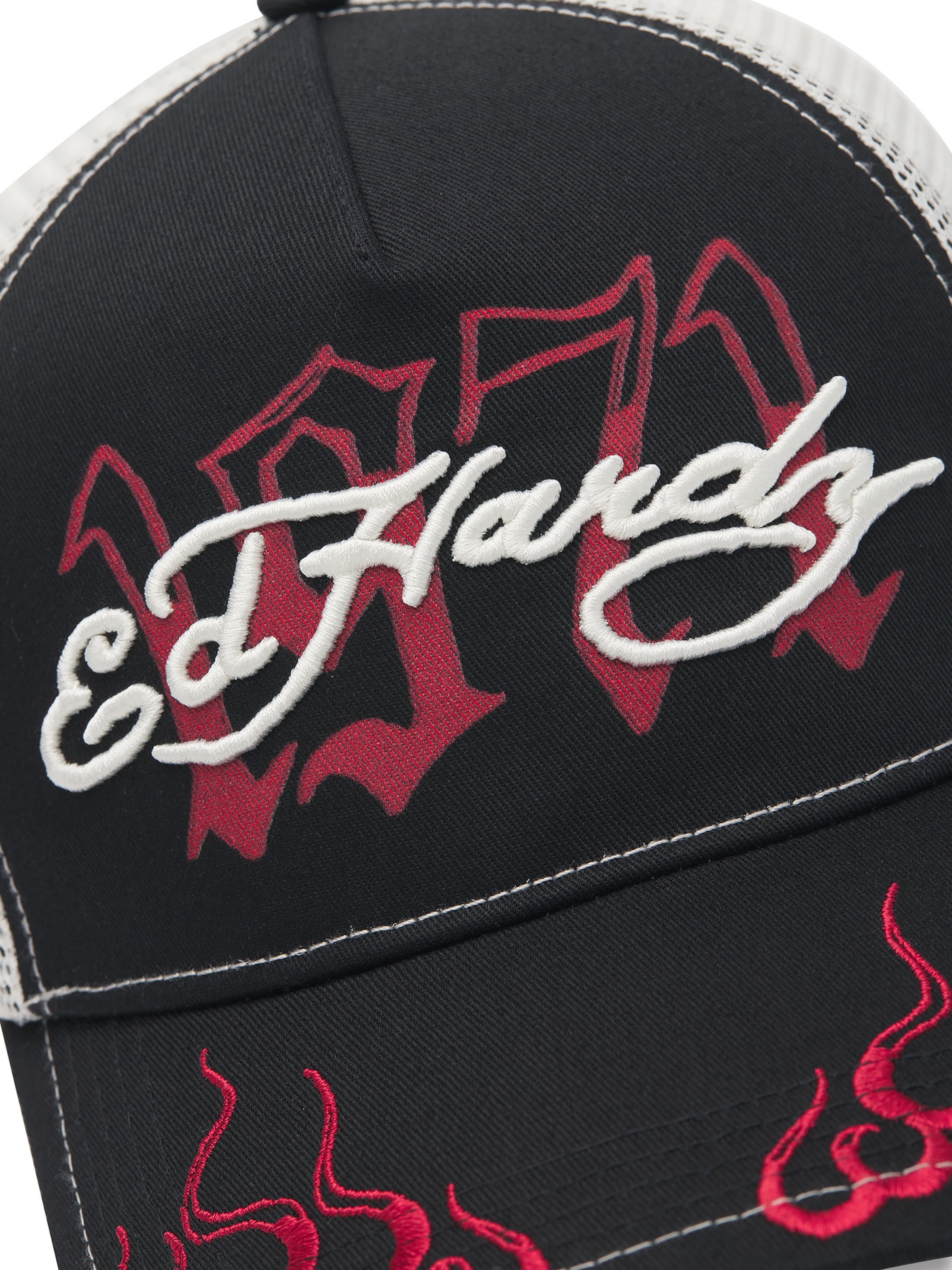 Cappello da baseball '1971' di Ed Hardy in nero