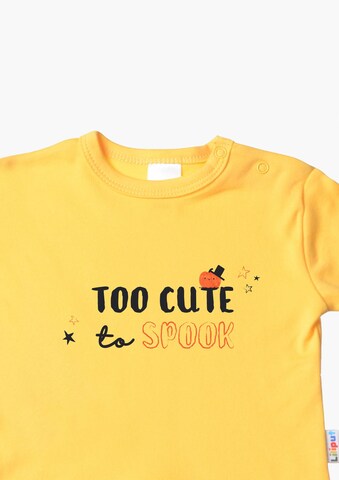 LILIPUT Shirt 'TOO CUTE To Spook' in Yellow