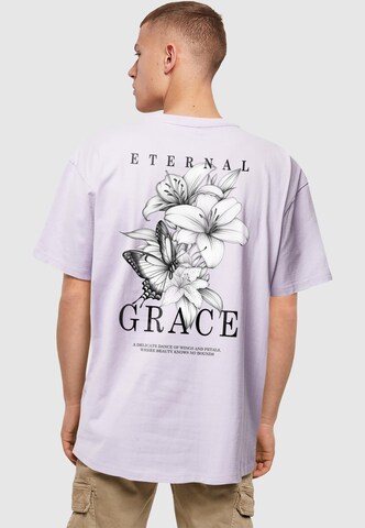 T-Shirt 'Eternal Grace' Merchcode en violet : devant