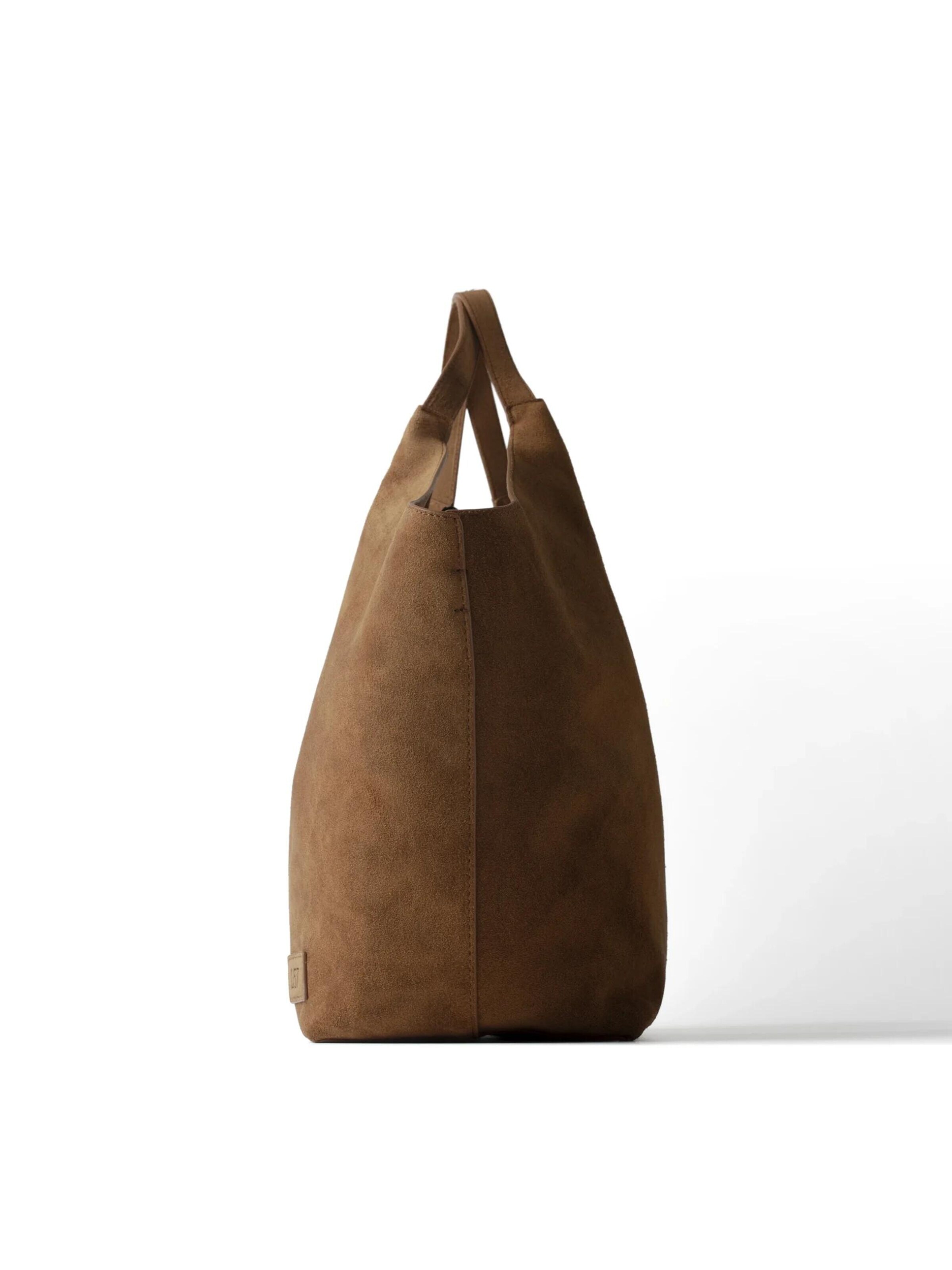 L37 HANDMADE SHOES Ročna torbica 'NOTHING LEFT TO PROVE' | rjava barva