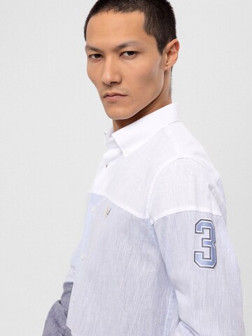 By Diess Collection Regular fit Button Up Shirt in Blue