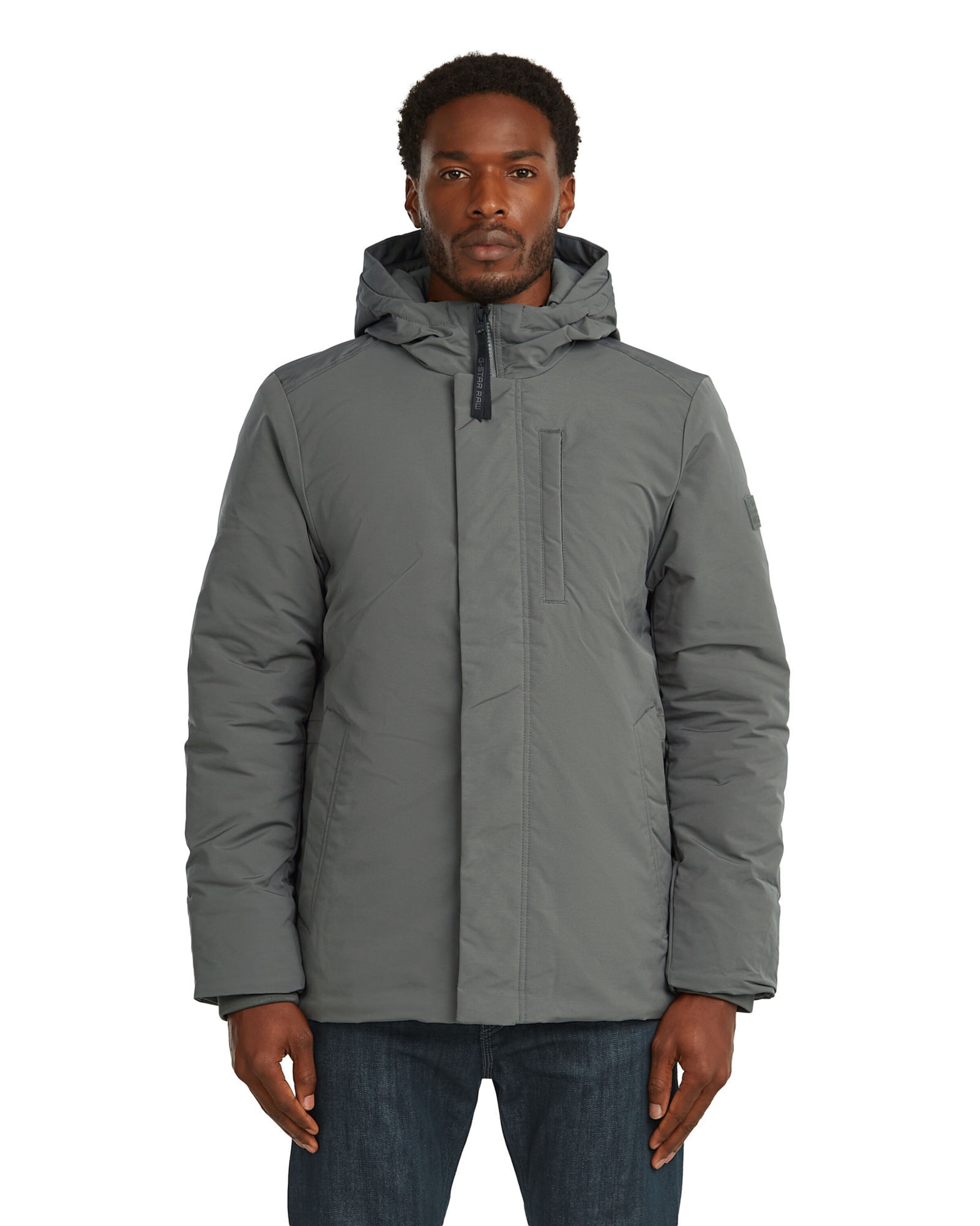 G-STAR Jacke 'Clean Vodan' in Grau: Vorderseite