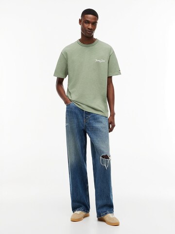 T-Shirt 'Novelty' Tommy Jeans en vert