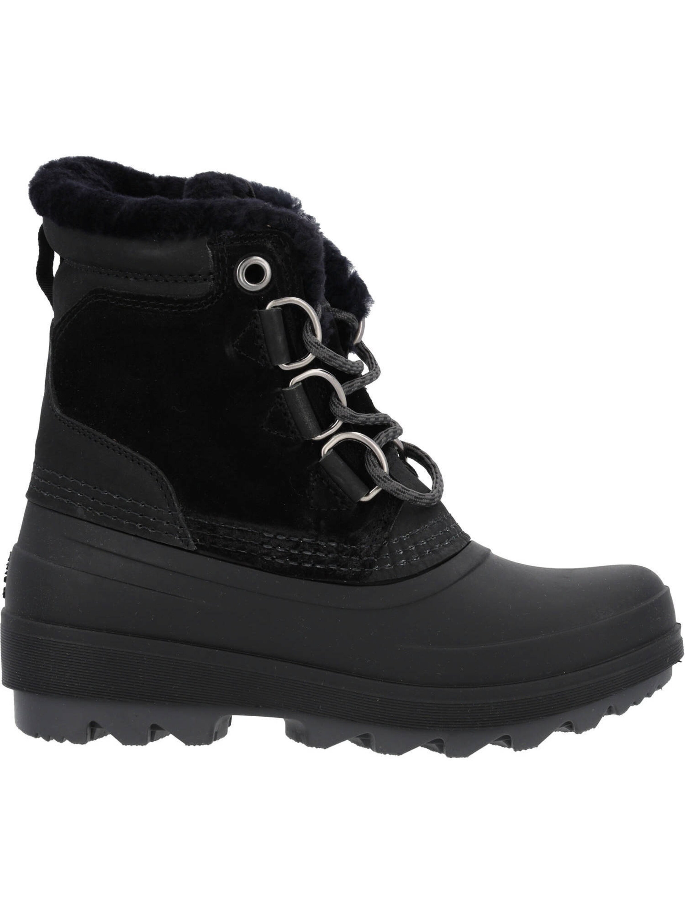 Kamik Lace-up bootie in Black