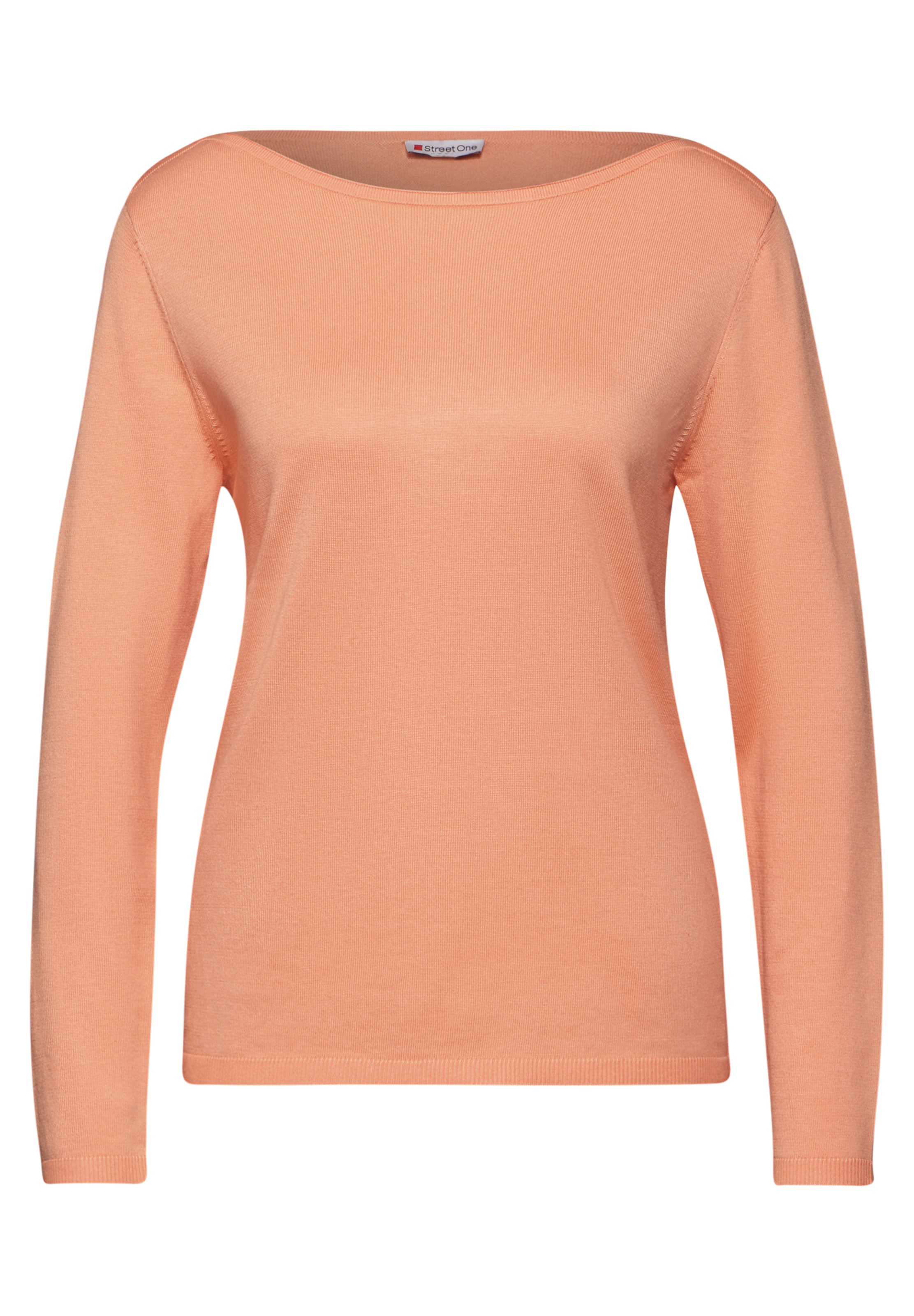 STREET ONE Strickpullover in Orange: Vorderseite