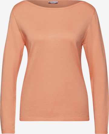 STREET ONE Strickpullover in Orange: Vorderseite