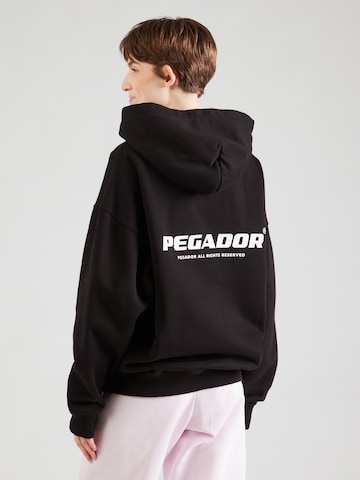 Pegador - Sudadera con cremallera 'RAMIRA' en negro: frente