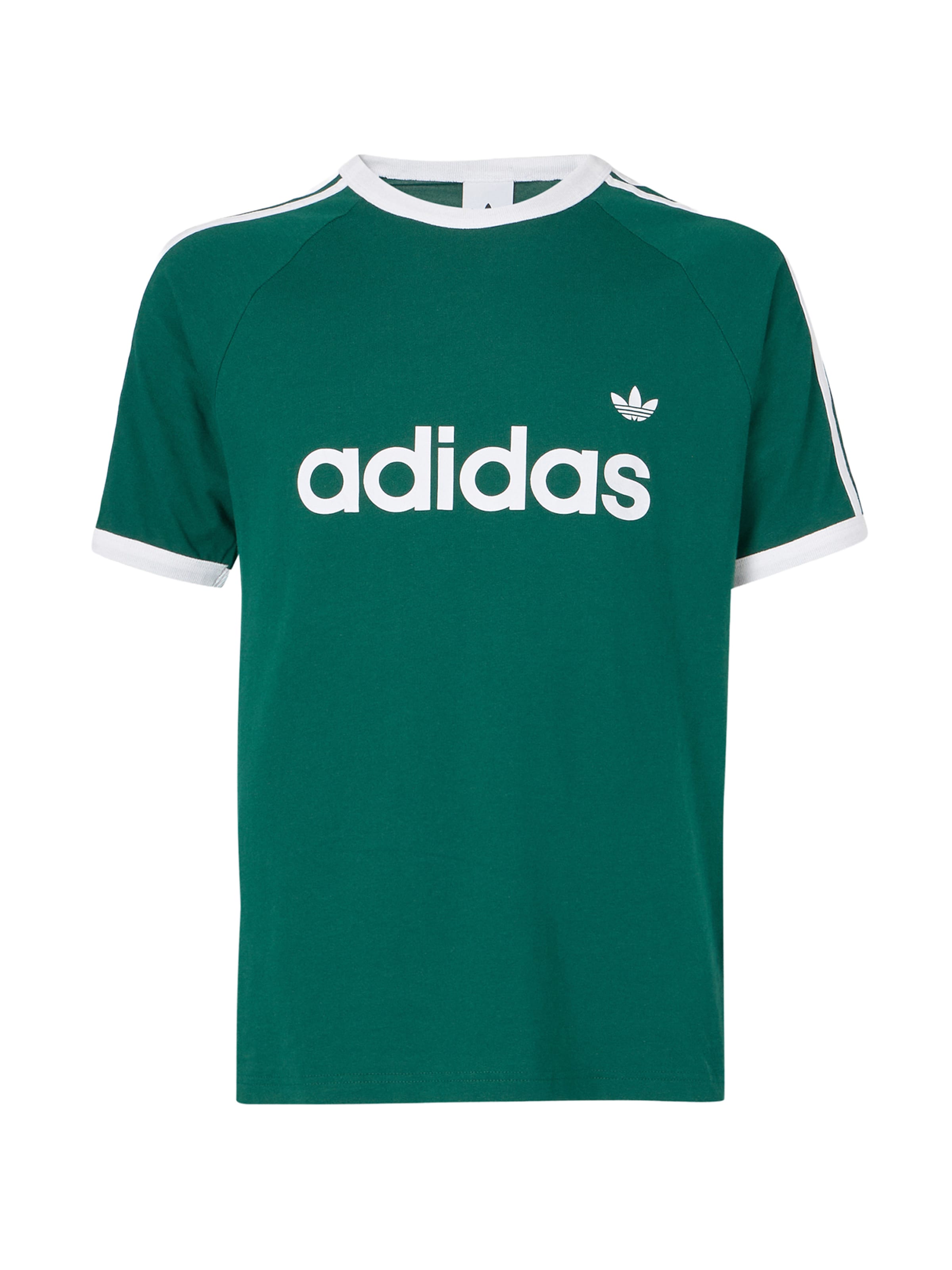 ADIDAS ORIGINALS Футболка в Цвет ели / Белый, Обзор товара