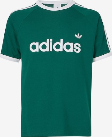 ADIDAS ORIGINALS Тениска в зелено: отпред