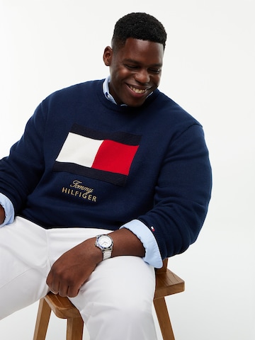 TOMMY HILFIGER Pullover in Blau
