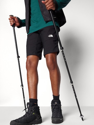 THE NORTH FACE regular Παντελόνι πεζοπορίας 'LIGHTNING' σε μαύρο