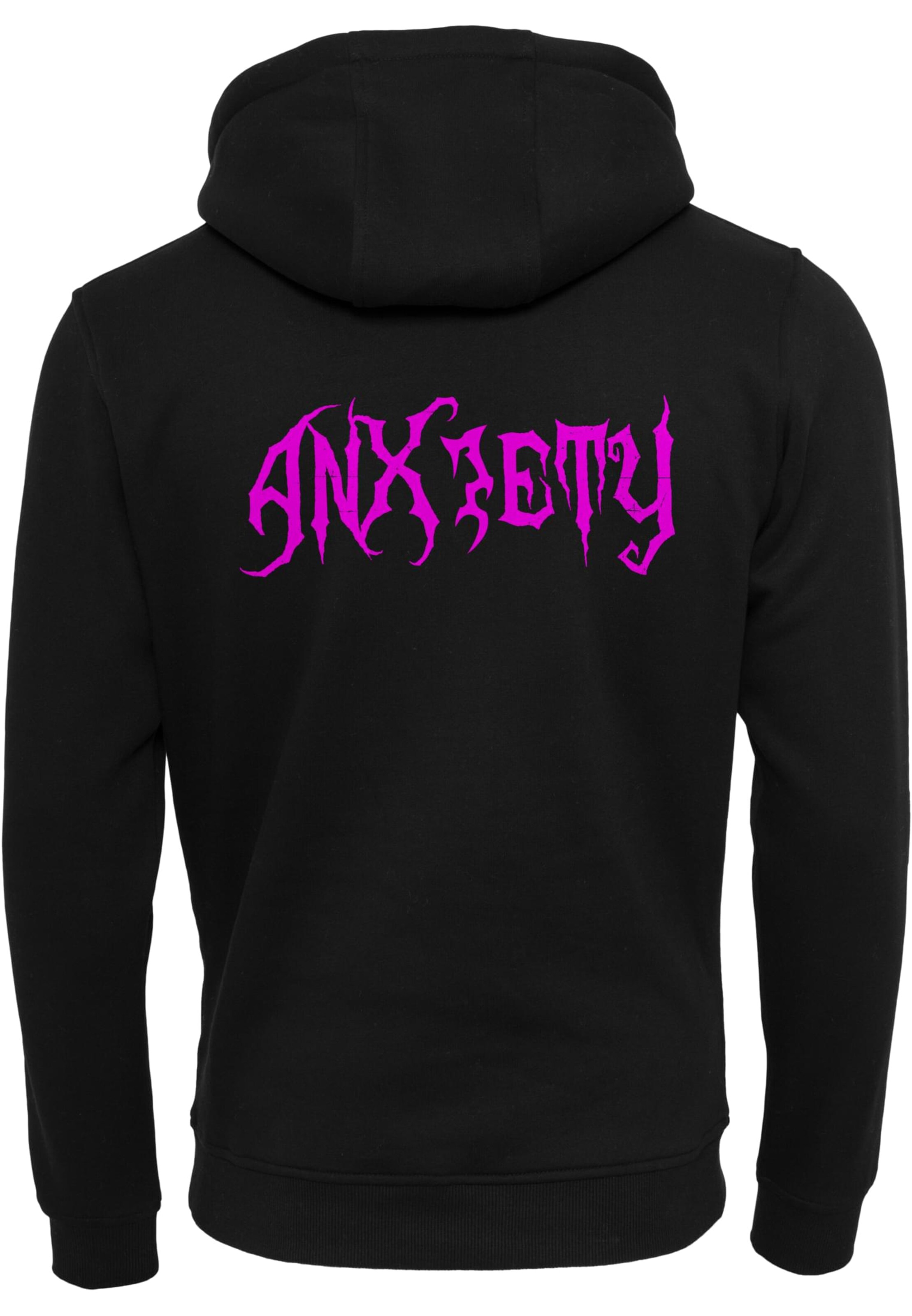 MT Men Sweatshirt 'Anxiety' in Black