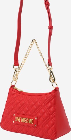 Love Moschino Shoulder Bag in Red: front