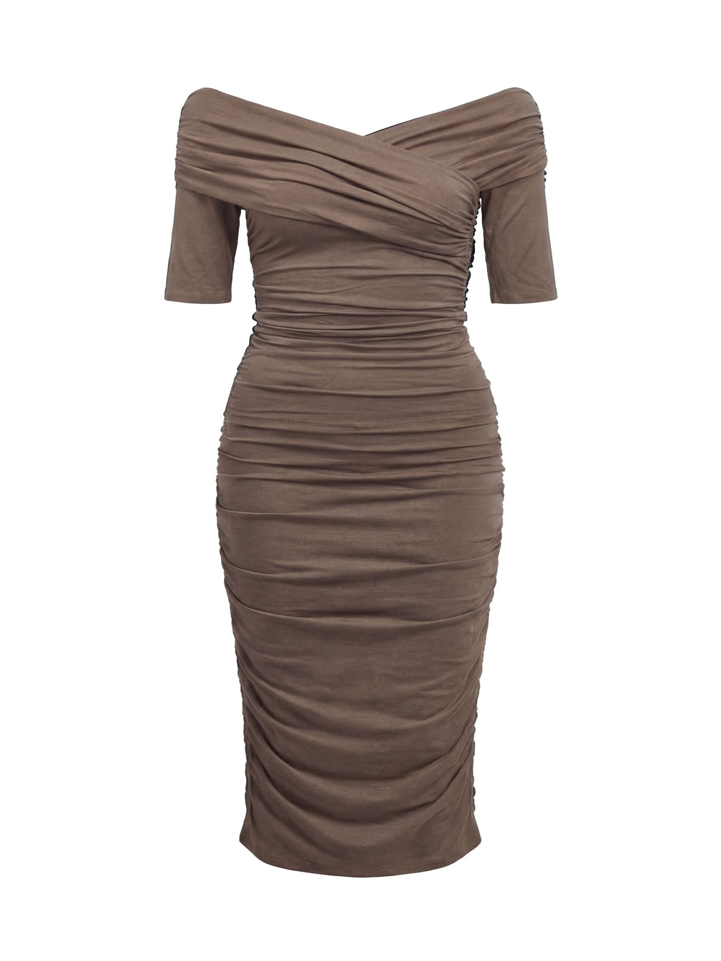 OBJECT Robe en 38 en gris, Vue avec produit
