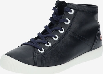 Softinos High-Top Sneakers in Blue: front