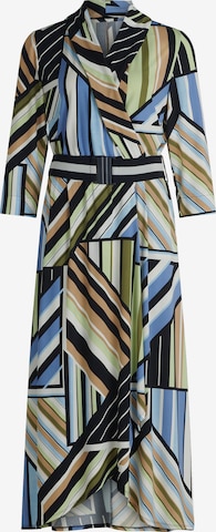 Betty Barclay Midikleid mit Volant in Blau: Vorderseite