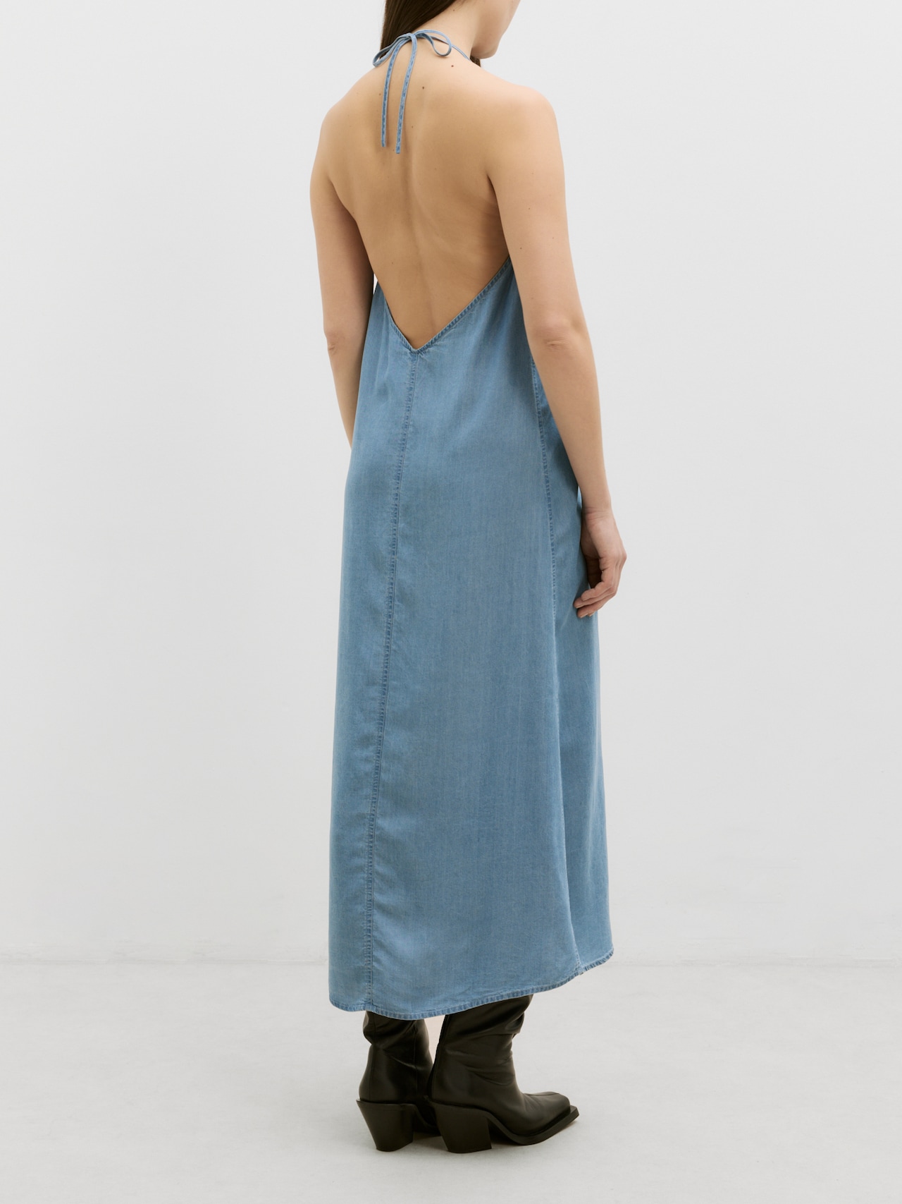 EDITED Jurk 'Kirsti' Blauw denim