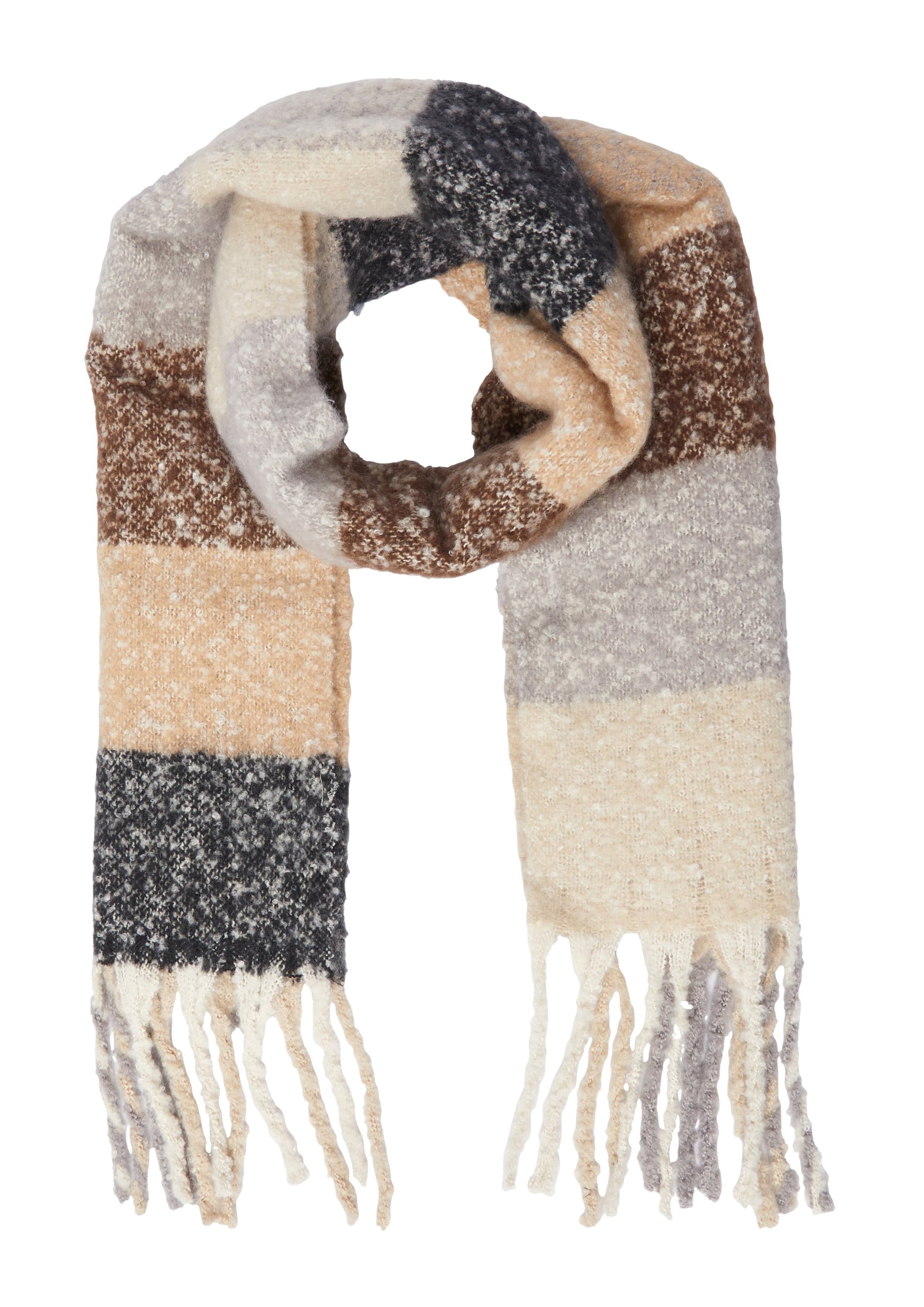 s.Oliver Schal in Beige: Vorderseite