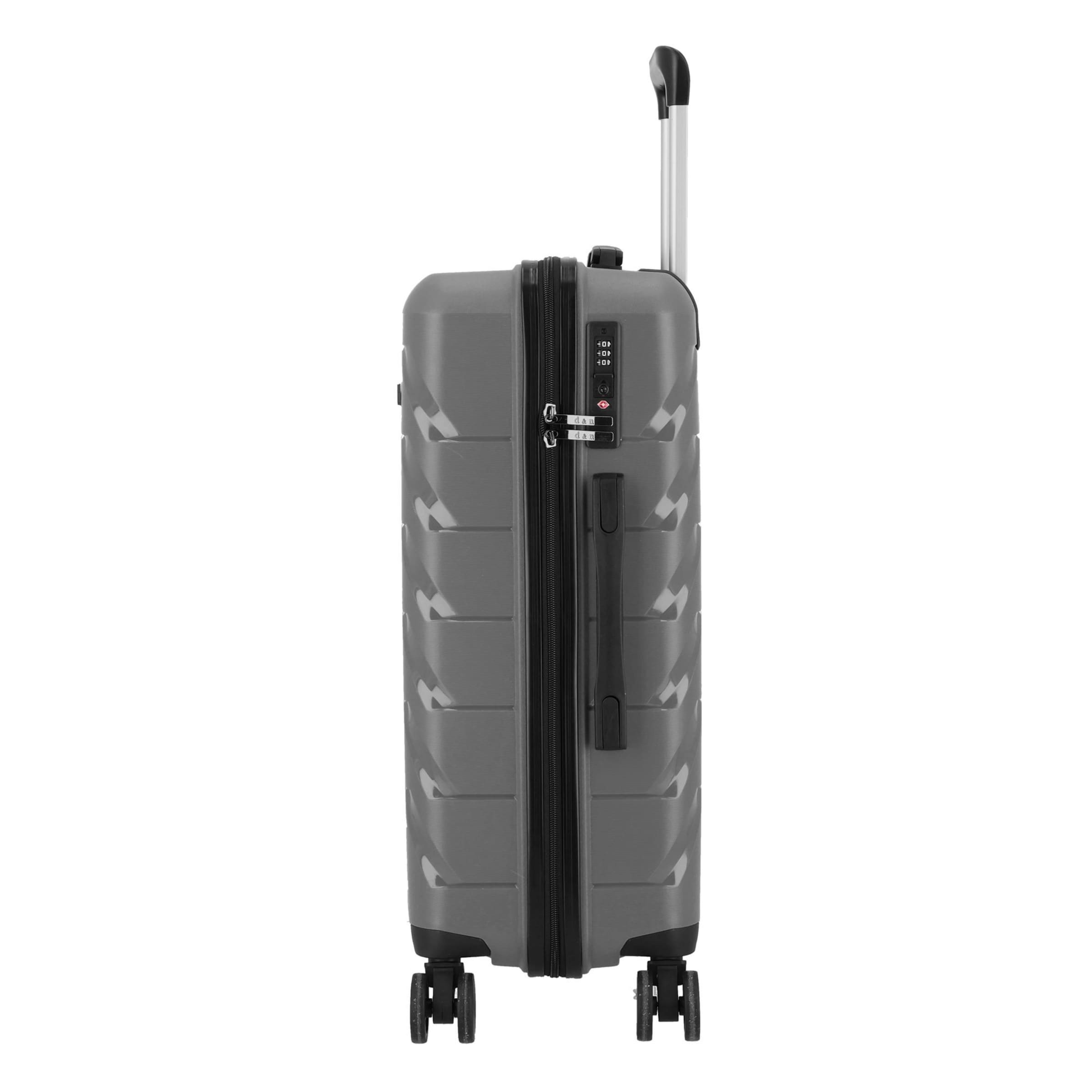 D&N Suitcase Set in Grey