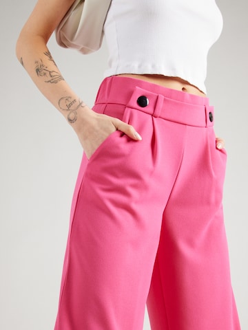 JDY Wide leg Παντελόνι πλισέ 'GEGGO' σε ροζ