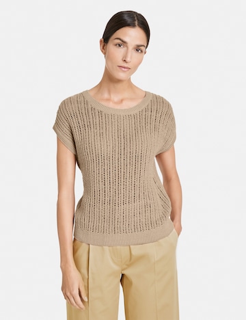 GERRY WEBER Sweater in Beige: front