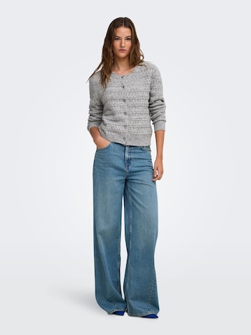 ONLY Strickjacke 'Cabala' in Grau