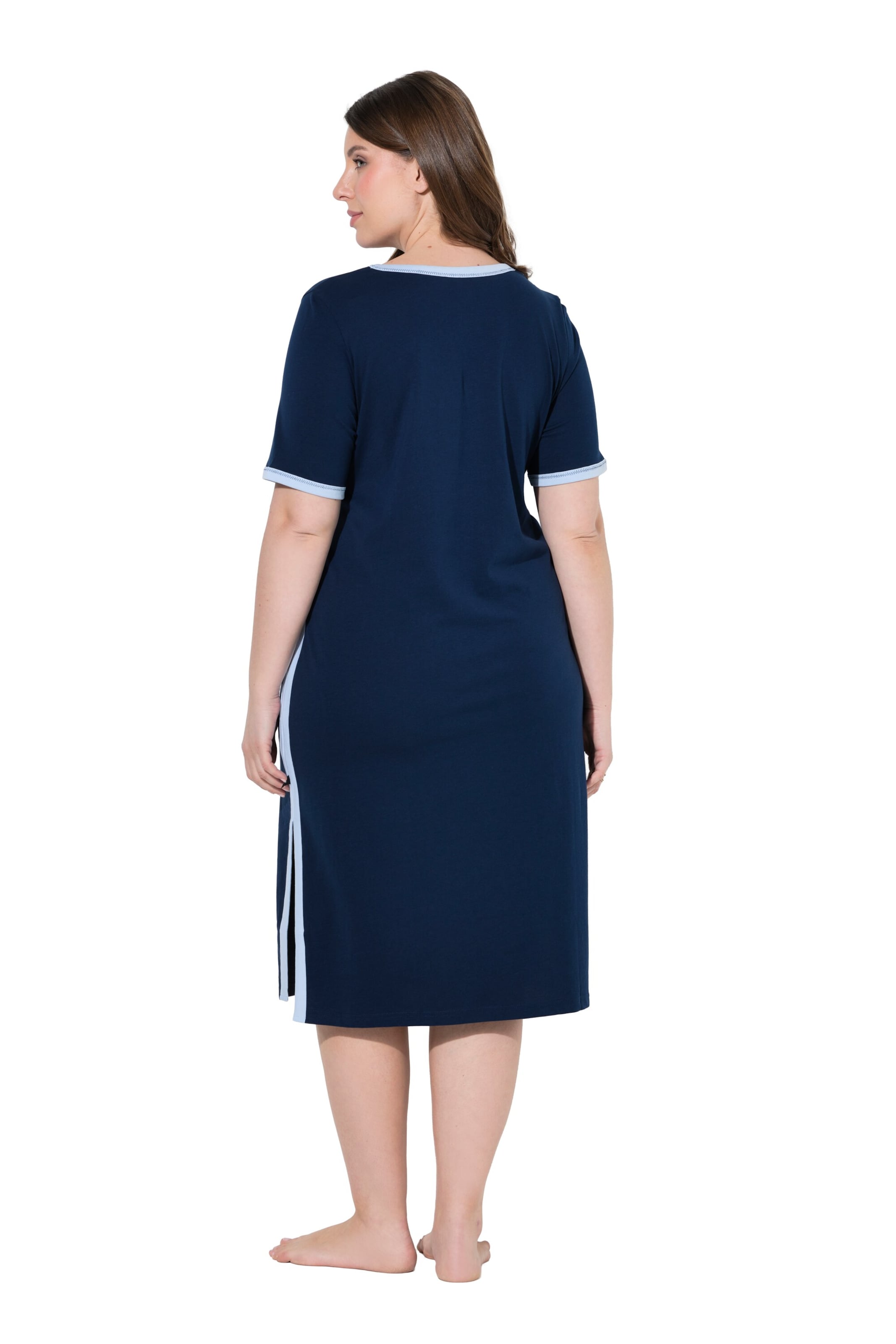 Ulla Popken Nachthemd in Blau