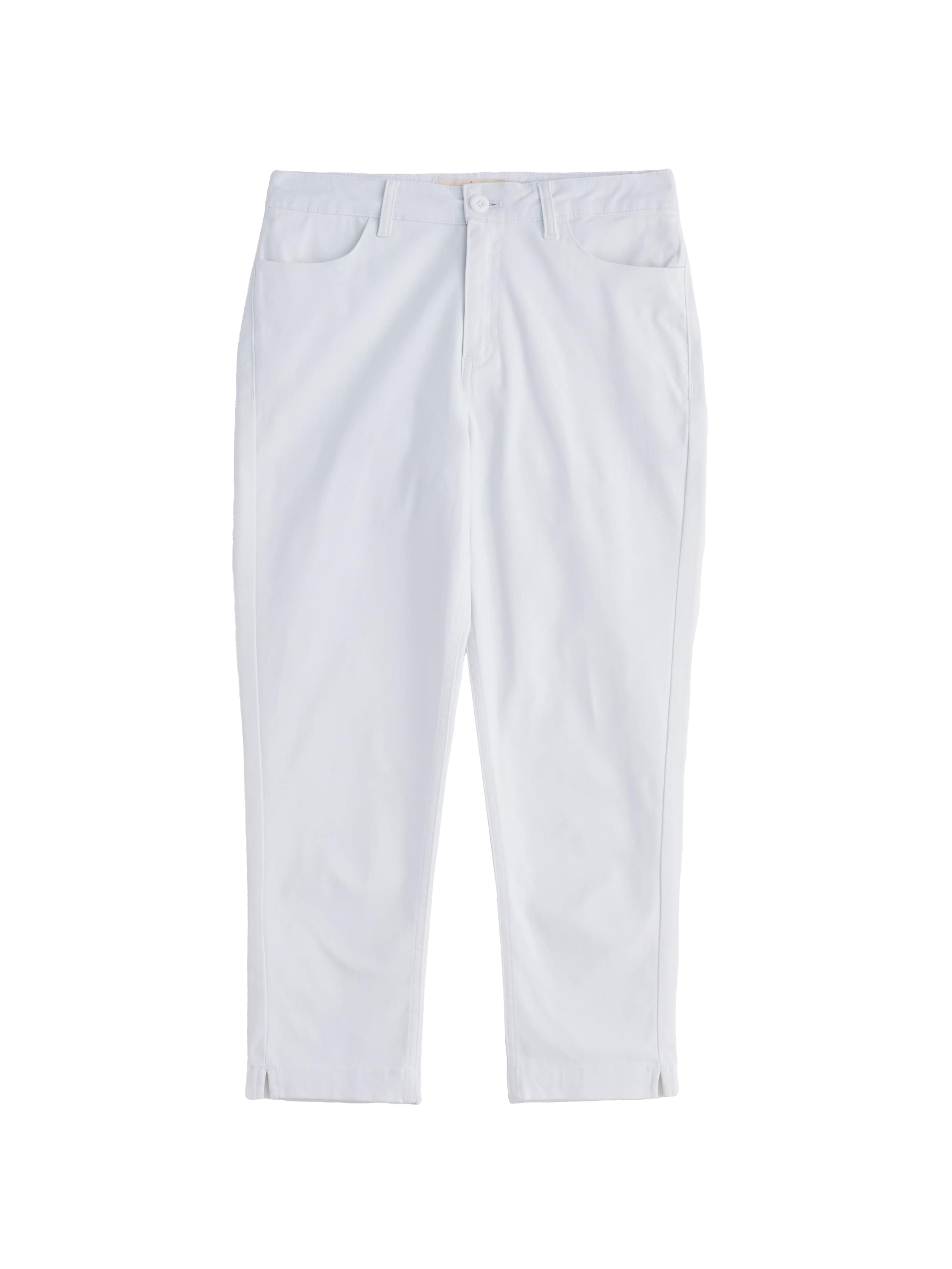 Slimfit Pantaloni 'Albert Quay' di Seasalt Cornwall in bianco: frontale