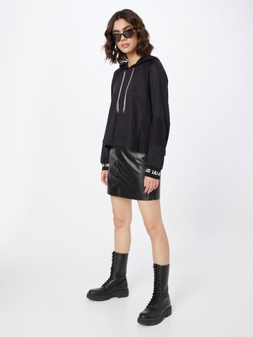 Liu Jo Sweatshirt 'Chiusa' in Schwarz