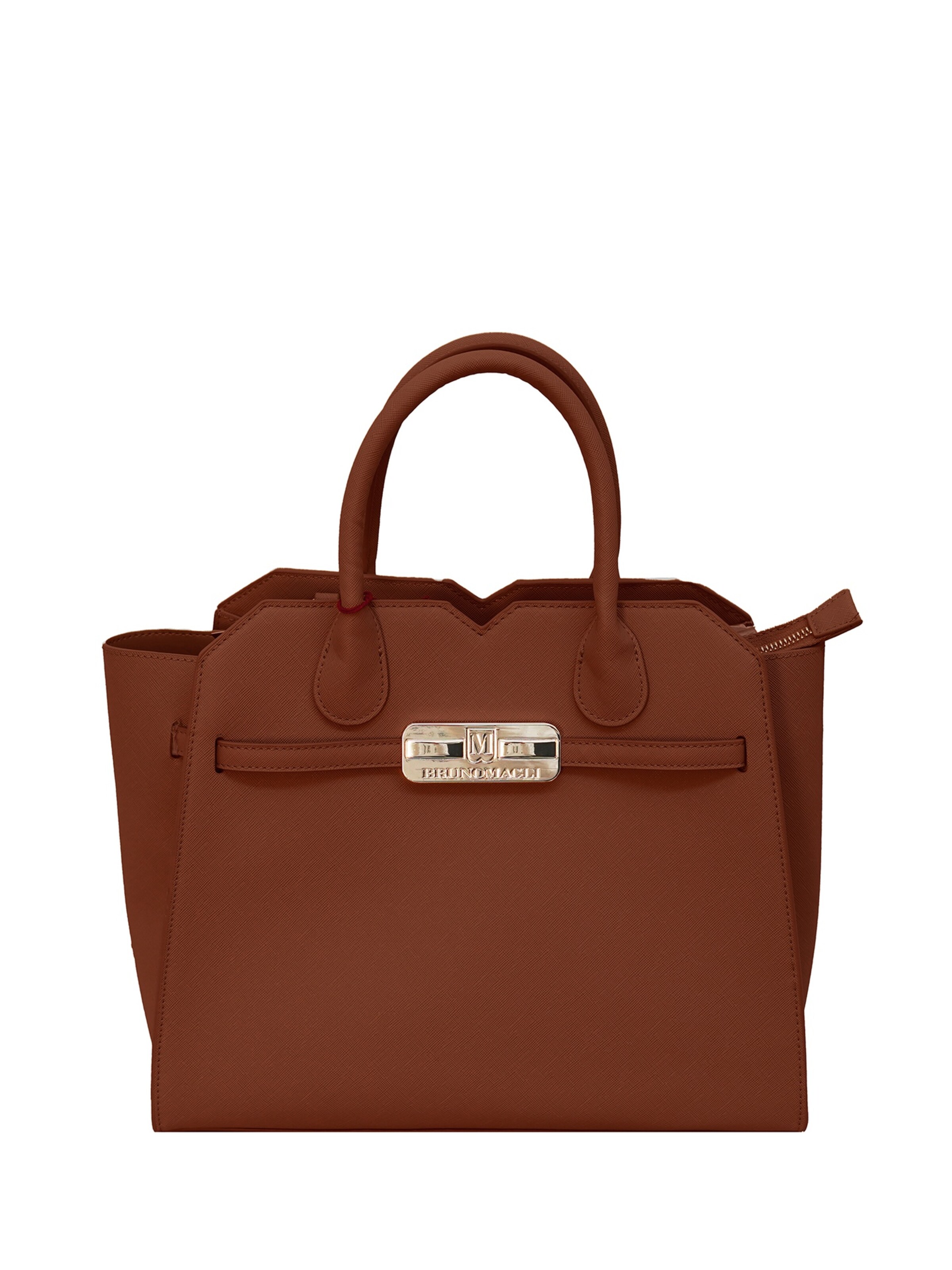 Borsa a mano 'Borsa a Mano Bruno Magli Sofia Handle Ecopelle 32x28 cm' di Bruno Magli in rosso: frontale