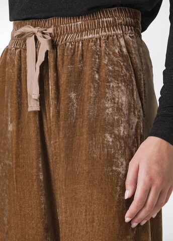 Wide Leg Pantalon DEHA en marron