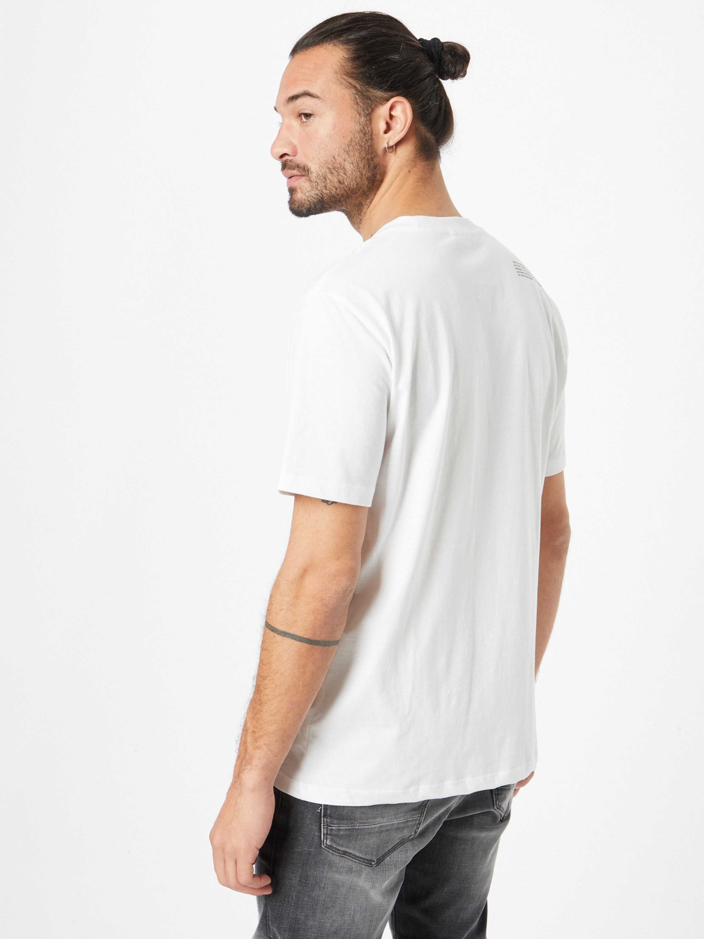 Männer Shirts REPLAY T-Shirt in Weiß - XF87470 Männer Shirts REPLAY T-Shirt in Weiß - XF87470