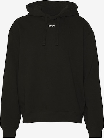 HUGOSweater majica 'Dapo' - crna boja: prednji dio