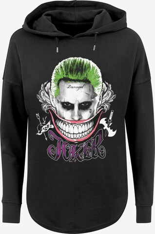 Felpa 'Suicide Squad Joker Coloured Smile' di F4NT4STIC in nero: frontale