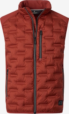 CASAMODA Bodywarmer 'Basic' in Rood: voorkant