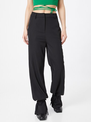 Misspap Loose fit Trousers in Black: front