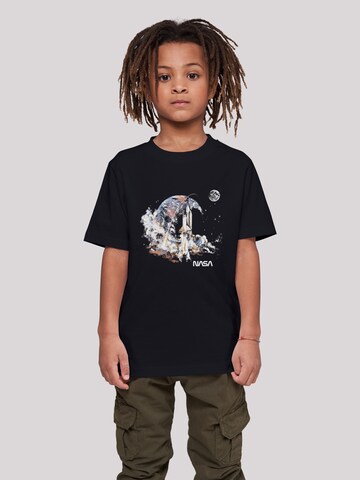 T-Shirt 'Nasa' F4NT4STIC en noir : devant