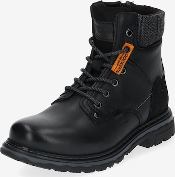 Dockers by Gerli Lace-Up Boots in Black: front