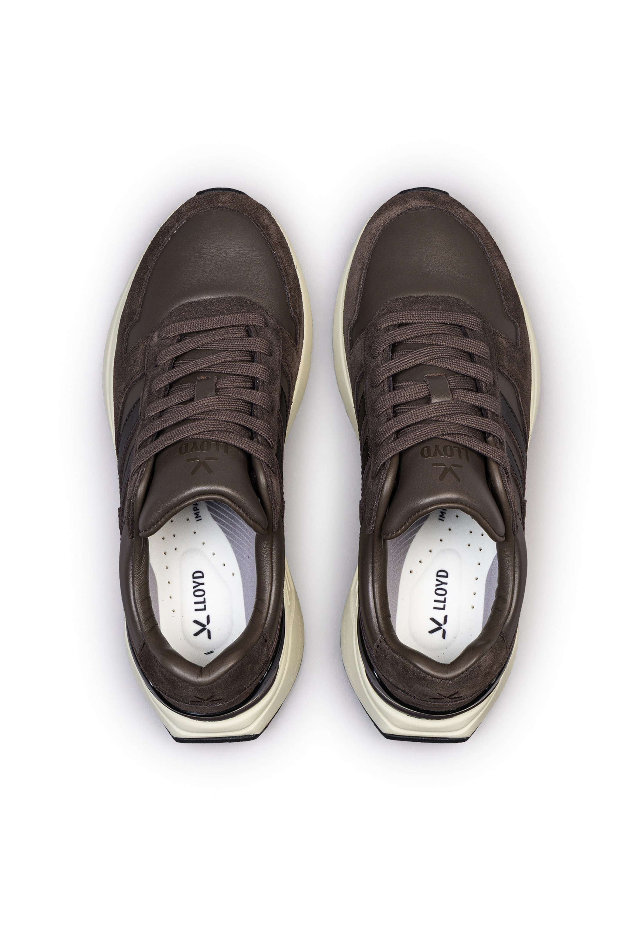 LLOYD Sneaker TEMPO WAVE in Braun: oben