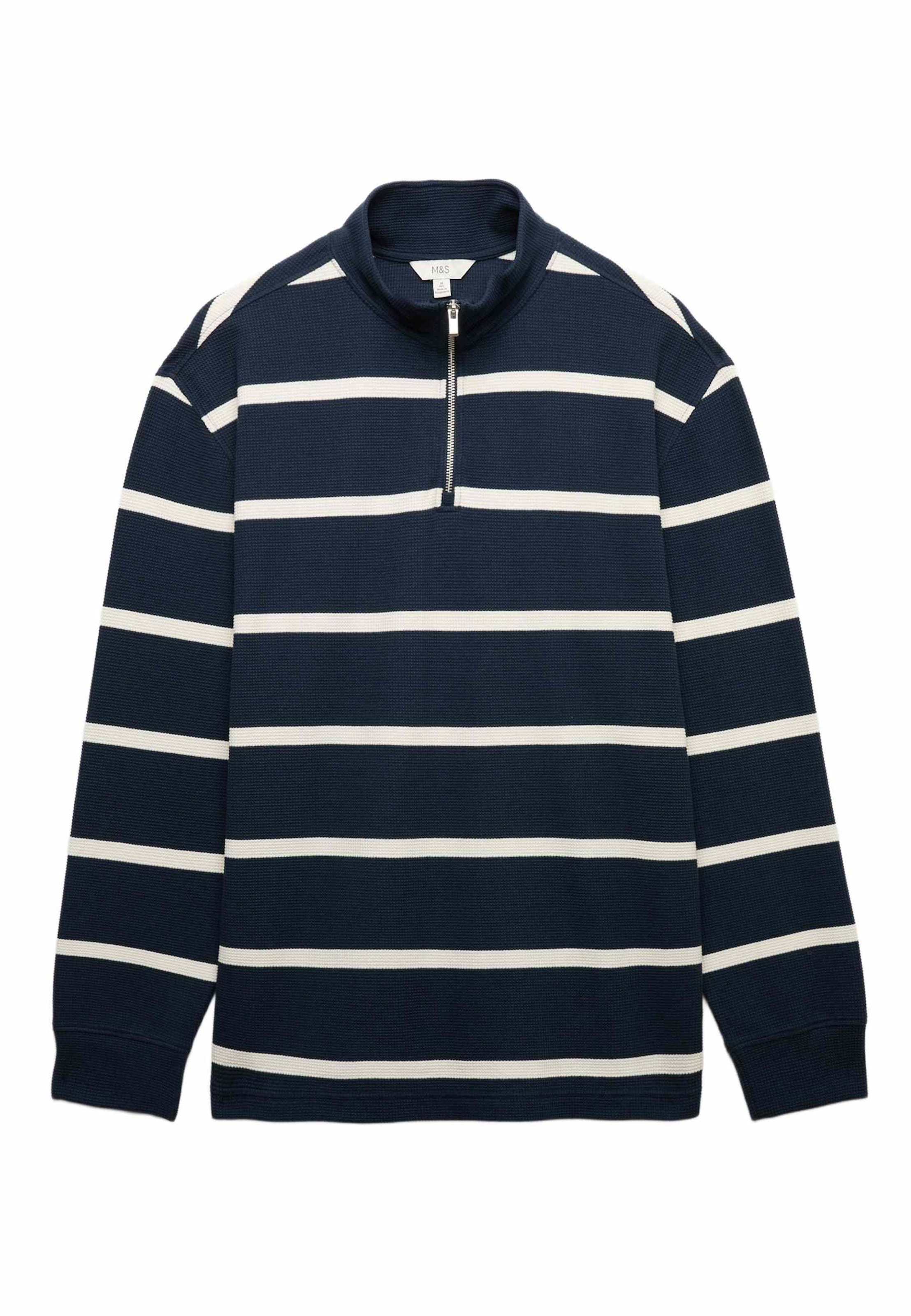 Marks & Spencer Sweatshirt in Blauw: voorkant