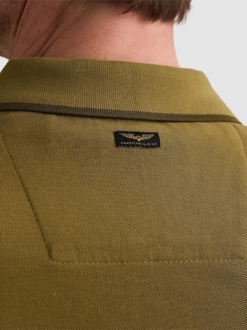PME Legend - Camiseta 'PME LEGEND - Polo shirt in piqué with zipper closure' en marrón