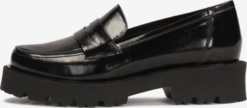 Kazar Classic Flats in Black: front