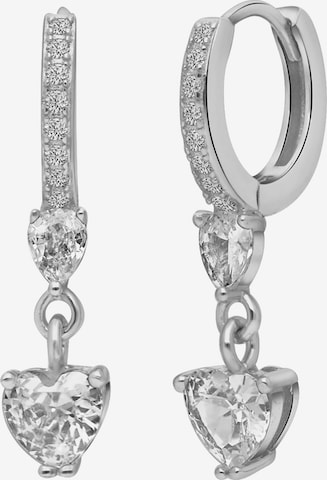 Lucardi Oorbellen in Zilver: voorkant